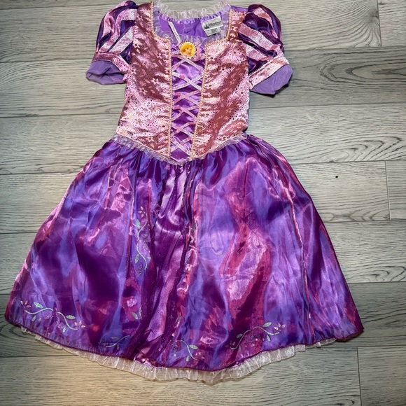 Disney Purple and Pink Rapunzel Kids Costume Princess Dress size Small - Picture 1 of 8